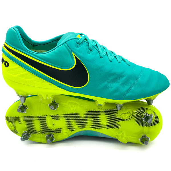 NIKE Tiempo Legend Ⅵ HG-E 28cm Nike Tiempo Legend VI SG-PRO ELITE 'Clear Jade/Black/Volt' – Boots