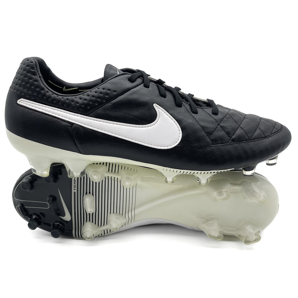 Nike Tiempo Legend V FG ELITE 'Black/White' – Boots Plug