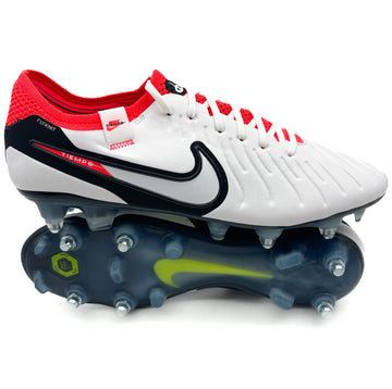 Nike Tiempo Legend X SG ELITE AC 'Ready - White/Black/Bright Crimson'