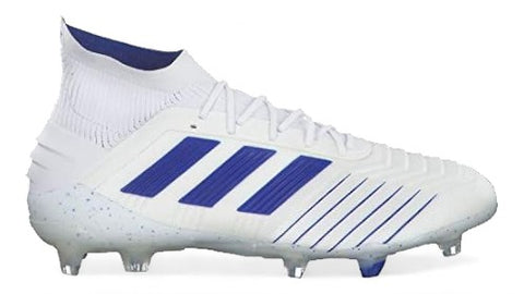 Adidas Predator 19.1 FG - Elite Virtuso - White/Bold Blue – Boots Plug, photo 1
