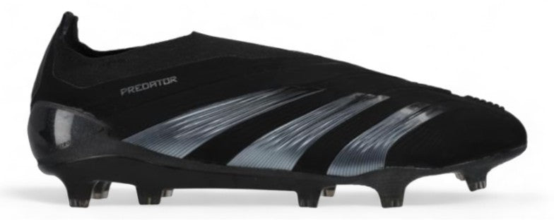 Adidas Predator Elite Laceless FG - Nightstrike - Core Black/Carbon – Boots Plug, photo 1