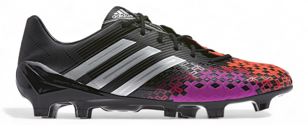 Adidas Predator LZ II SL FG - Elite Black/Metallic Silver/Infrared – Boots Plug, photo 1