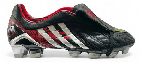 Adidas Predator Powerswerve FG - Elite UCL - Black/Metallic Silver/Red – Boots Plug, photo 1
