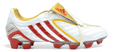 Adidas Predator Powerswerve FG - Elite White/Uni Red/Metallic Gold – Boots Plug, photo 1