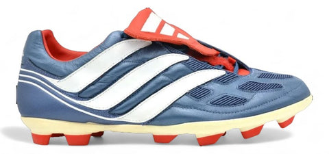 Adidas Predator Precision FG - Elite Blue Grey/White/Collegiate Red – Boots Plug, photo 1