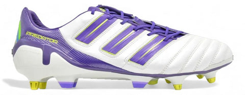 Adidas Predator adiPower SG - Elite Running White Metallic/Sharp Purple – Boots Plug, photo 1
