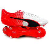 Puma Evospeed SL SG Leather 'Black/White/Red Blast'