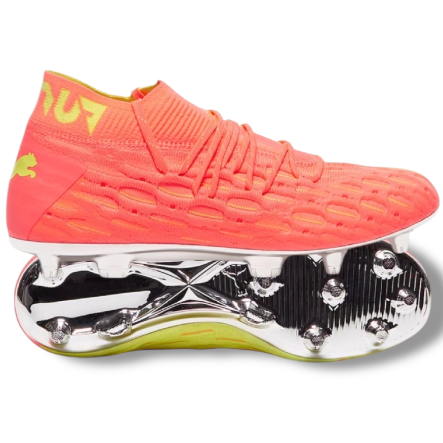 シューズ PUMAfuture5.1 Puma Future 5.1 FG ELITE 'Rise - Energy Peach/Fizzy Yellow