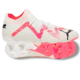 Puma Future Ultimate FG 'Breakthrough - White/Black/Fire Orchid'