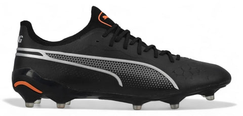 Puma King Ultimate FG 'Eclipse - Black/Silver/Ultra Orange'