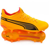 Puma King Ultimate FG Elite "Forever Faster - Sun Stream/PUMA Black/Sunset Glow"