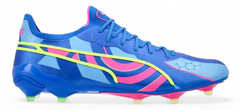Puma King Ultimate FG 'Energy - Ultra Blue/Luminous Pink/Luminous Blue'