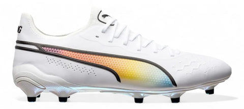 Puma King Ultimate FG 'Icon - PUMA White/PUMA Black/Pele Yellow/Rickie Orange LIMITED EDITION'