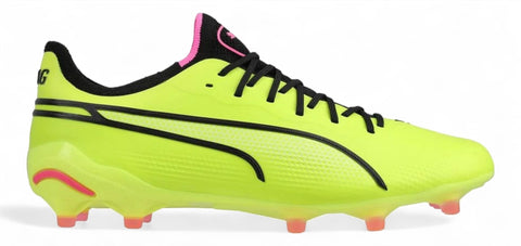 Puma King Ultimate FG 'Phenomenal - Electric Lime/PUMA Black/Poison Pink Women'