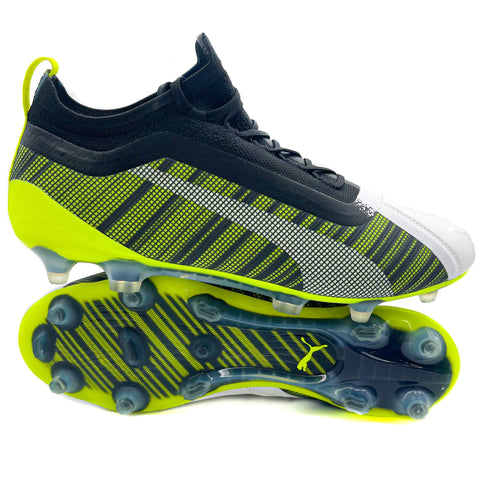 Puma One 5.1 FG 'Rush - PUMA White/PUMA Black/Yellow Alert'