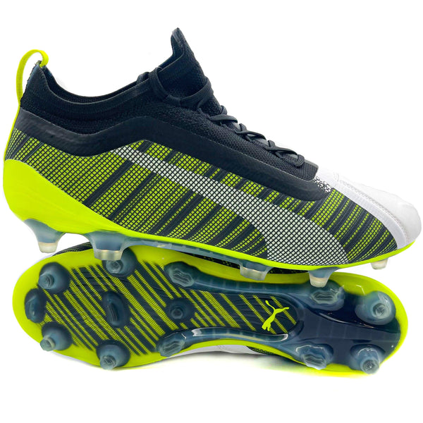 Puma One 5.1 FG ELITE 'Rush - PUMA White/PUMA Black/Yellow Alert