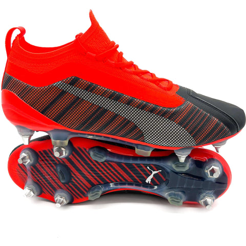 Puma One 5.1 SG - Elite Anthem - PUMA Black/Energy Red/Puma Silver – Boots Plug, photo 1