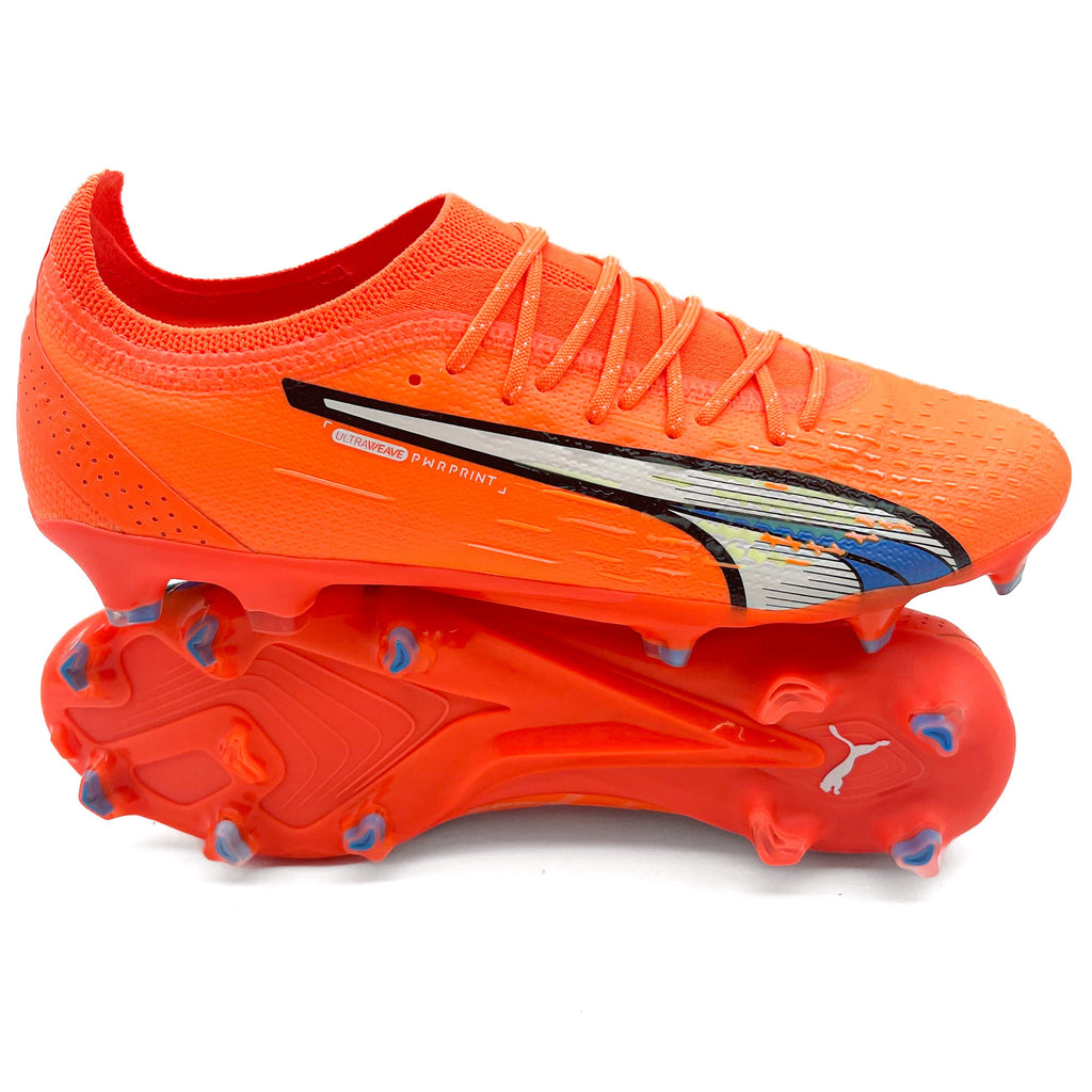 PUMA ウルトラ Puma Ultra.1 FG ELITE 'Supercharge - Ultra Orange/PUMA White/Blue