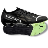 Puma Ultra 1.4 FG/AG Mens Black Football Boots 'Eclipse - PUMA Black/PUMA White/Fizzy Lime'