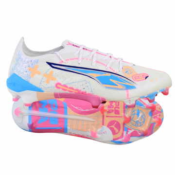 Puma Ultra 5 Ultimate FG Elite "Volume Up - White/Luminous Blue/Poison Pink/Fizzy Melon"