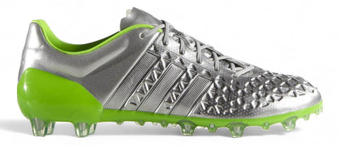 adidas Ace 15.1 FG/AG 'Silver Metallic/Solar Green/Core Black'