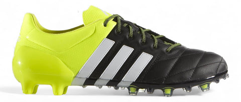 adidas Ace 15.1 Leather FG/AG 'Core Black/White/Solar Yellow PRE-ORDER'