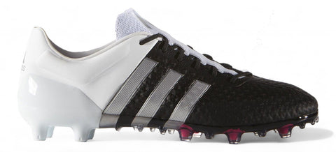 Adidas Ace 15+ Primeknit FG/AG - Elite Core Black/Matte Silver/White – Boots Plug, photo 1