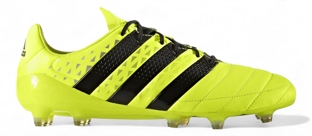 Adidas Ace 16.1 Leather FG/AG - Elite Solar Yellow/Core Black/Silver Metallic – Boots Plug, photo 1
