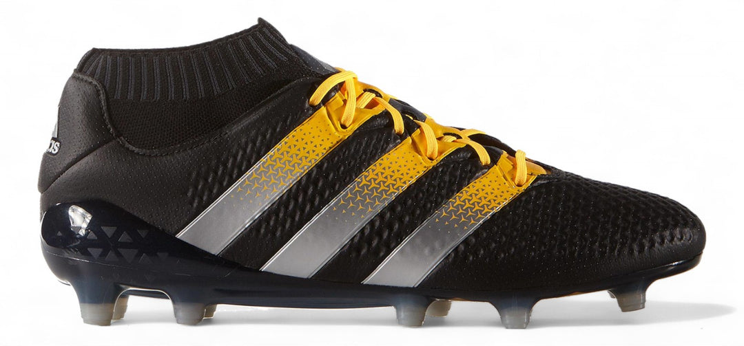 Adidas Ace 16.1 Primeknit FG/AG - Elite Core Black/Matte Silver/Solar Gold – Boots Plug, photo 1