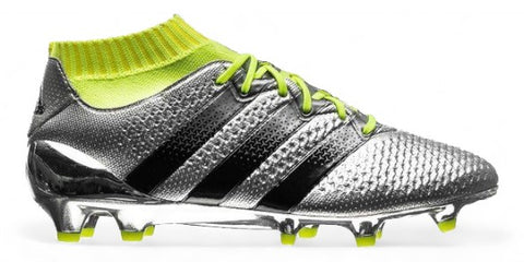 adidas Ace 16.1 Primeknit FG/AG 'Mercury Silver Metallic/Core Black/Solar Yellow'