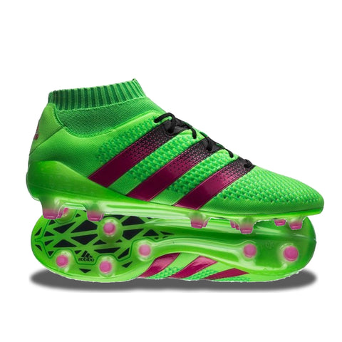 Adidas Ace 16.1 Primeknit FG - Elite Solar Green/Shock Pink/Core Black – Boots Plug, photo 1