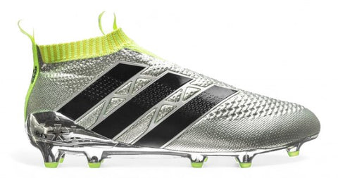 adidas Ace 16+ Purecontrol 'Mercury Silver Metallic/Core Black/Solar Yellow'