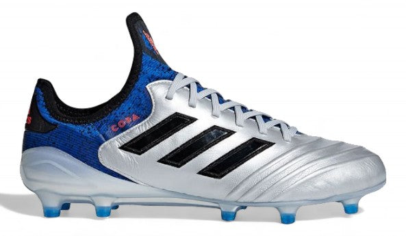 Adidas Copa 18.1 FG - Elite Team Mode - Silver Metallic/Core Black/Blue – Boots Plug, photo 1