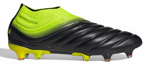 adidas Copa 19+ FG 'Exhibit - Core Black/Solar Yellow'