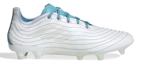 Adidas Copa Pure.1 FG Limited Edition - Elite Parley - White/Grey Two/Preloved Blue – Boots Plug, photo 1