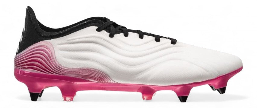 Adidas Copa Sense.1 SG - Elite Superspectral - White/White/Shock Pink – Boots Plug, photo 1