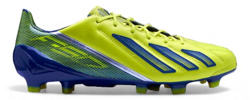 Adidas F50 adiZero III Leather FG - Elite Electricity/Hero Ink/Metallic Silver – Boots Plug, photo 1