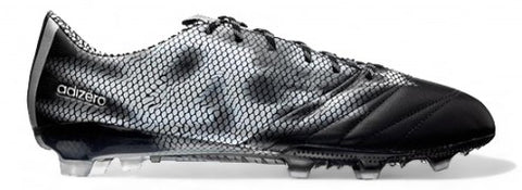Adidas F50 adiZero V Leather FG - Elite Core Black/Silver Metallic – Boots Plug, photo 1