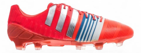 Adidas Nitrocharge 1.0 FG - Elite Solar Red/Silver Metallic/Core White – Boots Plug, photo 1