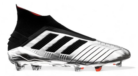 adidas Predator 19+ FG 'Boost 302 Redirect - Silver Metallic/Core Black/Red'
