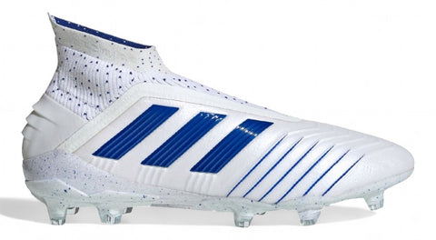 Adidas Predator 19+ FG - Elite Virtuso - White/Bold Blue – Boots Plug, photo 1