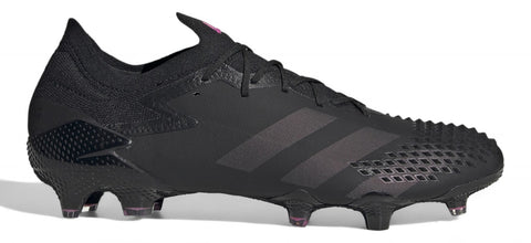 adidas Predator 20.1 Low FG 'Dark Motion - Core Black/Shock Pink'