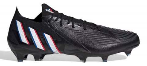 adidas Predator Edge.1 Low FG 'Edge of Darkness - Core Black/Footwear White/Vivid Red'