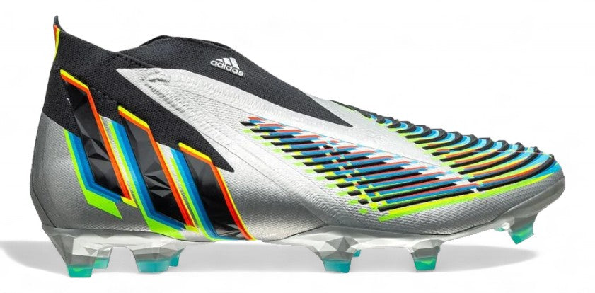 Adidas Predator Edge+ FG - Elite Beyond Fast - Silver Metallic/Core Black/Solar Green – Boots Plug, photo 1
