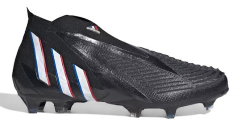adidas Predator Edge+ FG 'Edge of Darkness - Core Black/Footwear White/Vivid Red'