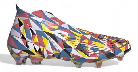 Adidas Predator Edge+ FG Limited Edition - Elite Geometric - Bright Blue/Team Yellow/Solar Red – Boots Plug, photo 1