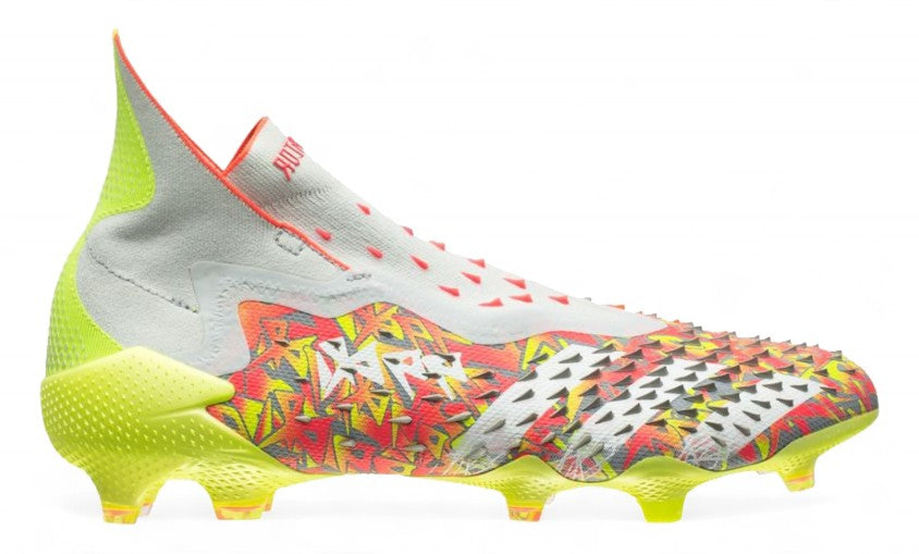 Adidas Predator Freak+ FG - Elite Numbers Up - Cool Grey/White/Solar Yellow – Boots Plug, photo 1