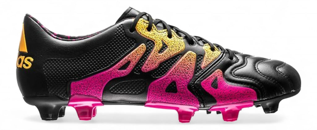 ブラックピンク adidas X 15.1 Leather FG/AG ELITE 'Core Black/Shock Pink/Solar