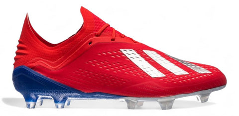 adidas X 18.1 FG 'Exhibit - Action Red/Silver Metallic/Bold Blue'
