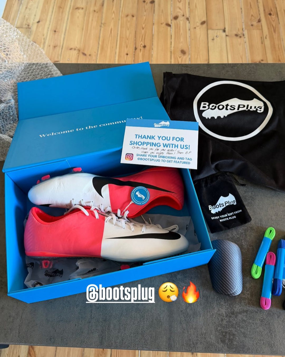 Client story: full Boots Plug box